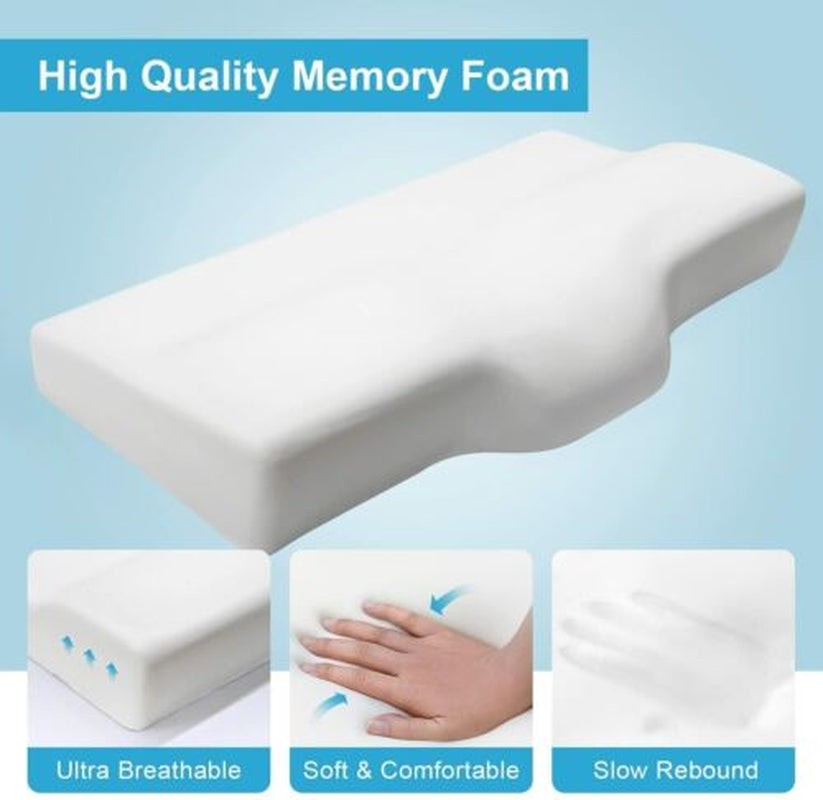 Cervical Memory Foam Pillow, Orthopedic Pillows for Neck Pain, Ergonomic